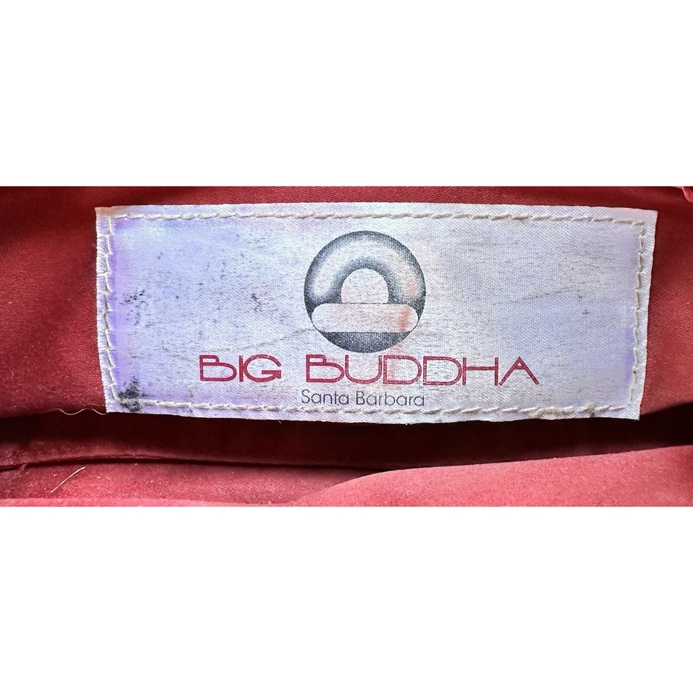 Big Buddha Wristlet Clutch Purse Formal Shiny Patent Red Leather - Picture 6 of 6